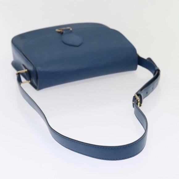 LOUIS VUITTON Epi Saint Cloud GM Shoulder Bag Toledo Blue M52195 LV Auth ep5940 - Picture 8 of 15